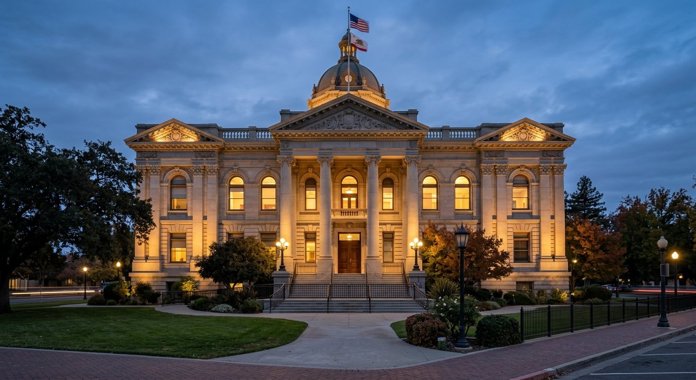 Historic Woodland California courthouse