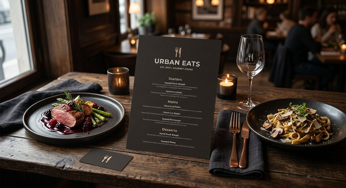 Urban Eats restaurant branding and marketing